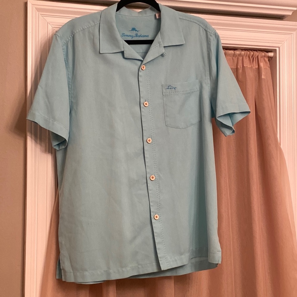Tommy Bahama short sleeve button down mens M